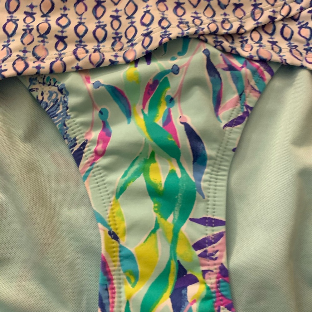 Lily Pulitzer Lagoon Sarong Hipster Bottom - Picture 3 of 3
